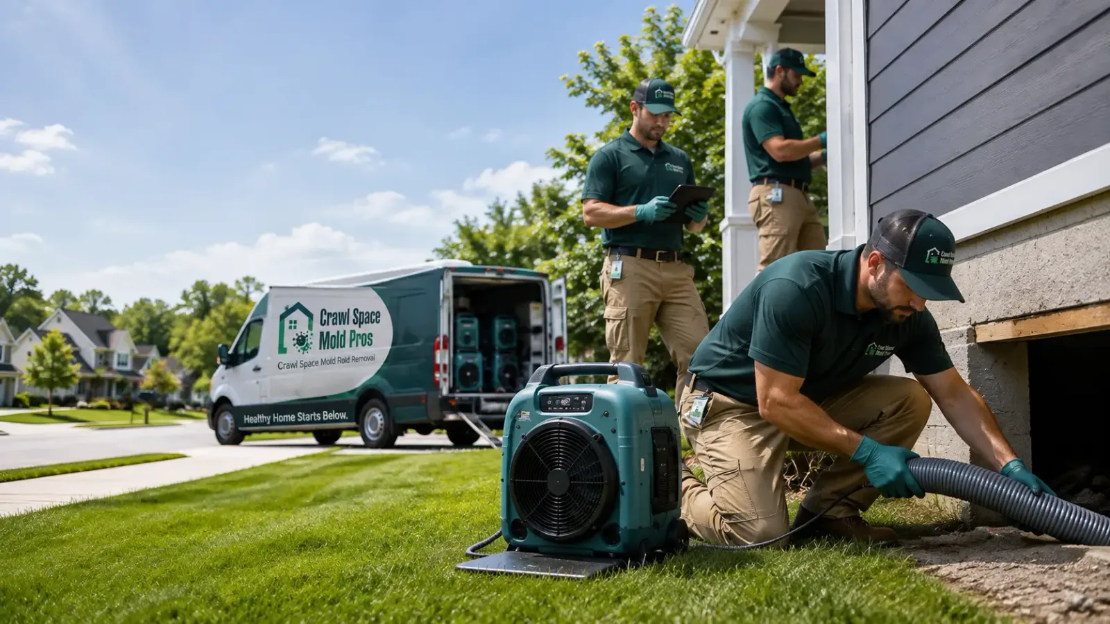 Crawl Space Mold Removal in Readlyn, IA